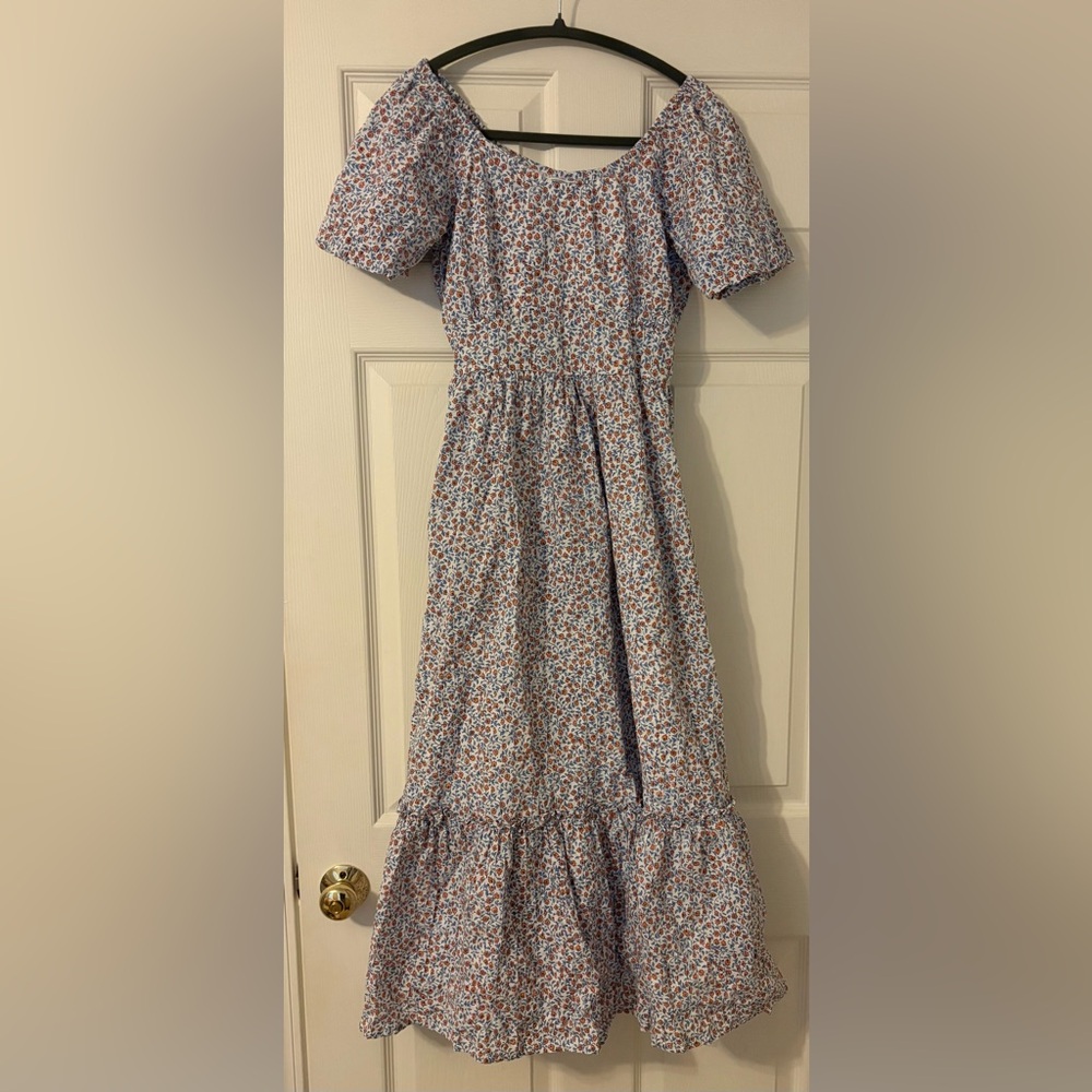 Pink City Prints Midi Dress